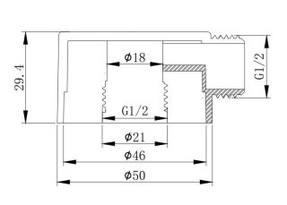 Душевой комплект Aquatek Вега AQ1074CR хром